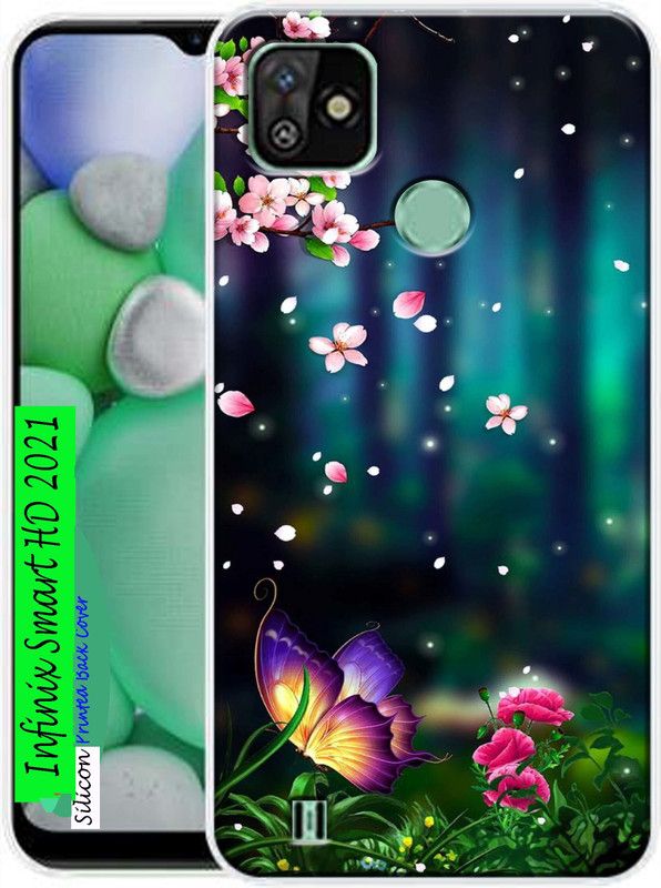 LUCASTENN Back Cover for Infinix Smart HD 2021  (Multicolor, Dual Protection, Silicon, Pack of: 1)