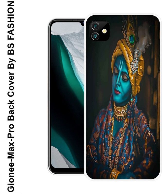 BSRAJ Back Cover for Gionee Max Pro  (Multicolor, Silicon)