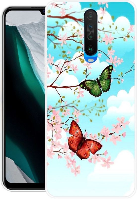Krtagy Back Cover for Poco X2  (Multicolor, Dual Protection, Silicon, Pack of: 1)