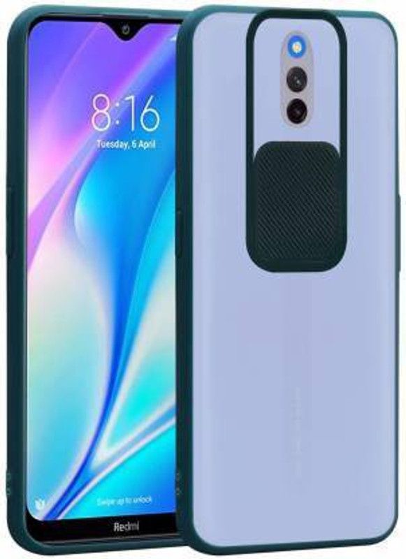 Shining Stars Bumper Case for Redmi 8  (Green, Camera Bump Protector, Pack of: 1)