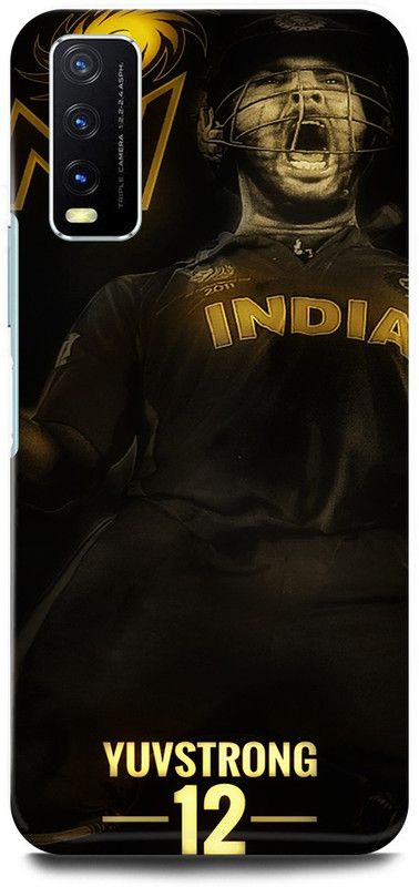play fast Back Cover for Vivo Y20G, v2065 YUVI. YUVRAJ, SINGH, INDIAN, PLAYER  (Black, Hard Case, Pack of: 1)