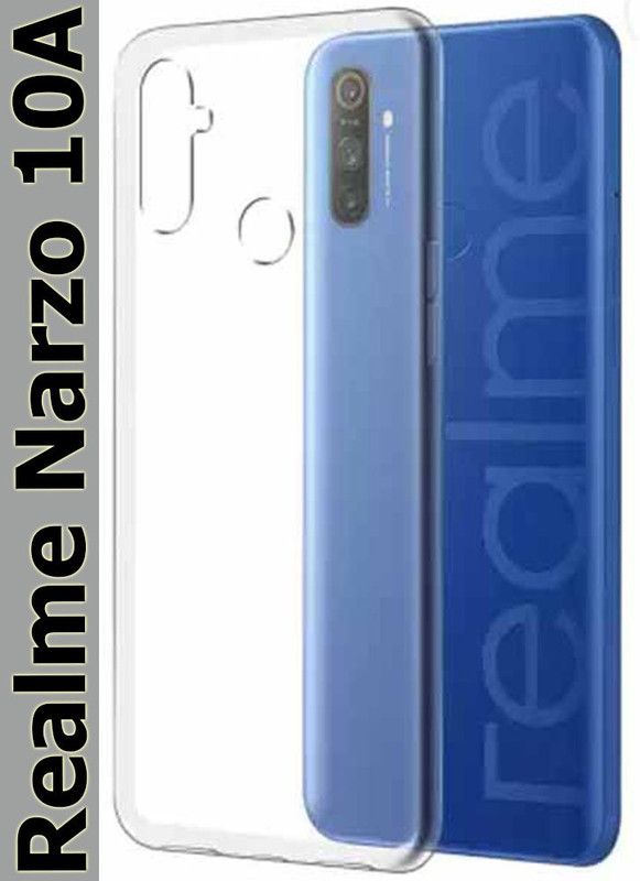 stroxy Back Cover for Realme Narzo 10A  (Transparent, Anti-radiation, Silicon, Pack of: 1)