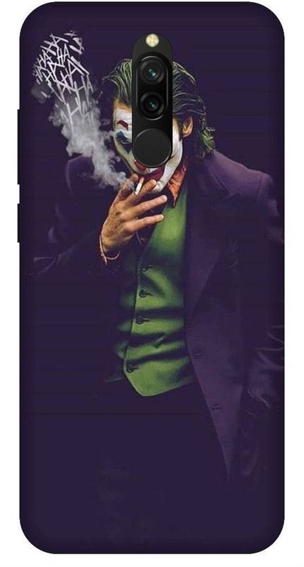 SSMORYA Back Cover for Mi Redmi 8 Joker Printed Back Cover  (Multicolor, Waterproof, Pack of: 1)