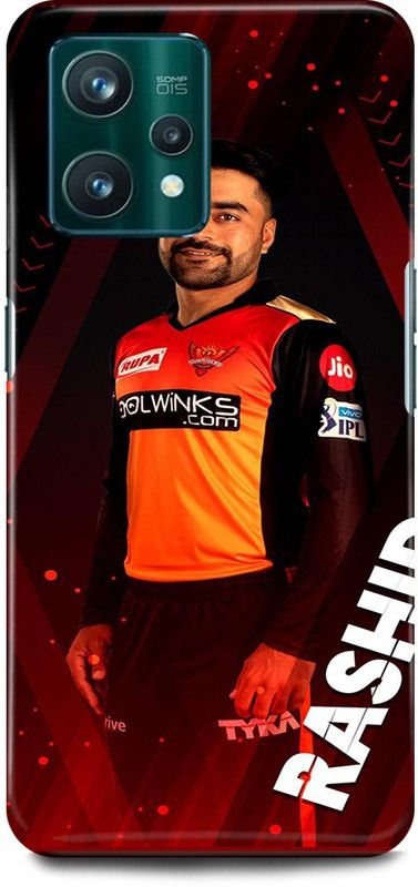 play fast Back Cover for realme 9i, RMX3491 RASHID, KHAN, SUNRISES, HYDERABAD  (Orange, Hard Case, Pack of: 1)