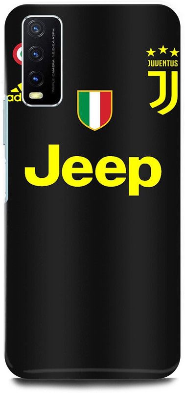 play fast Back Cover for Vivo Y20G, v2065 JEEP, JUVENTUS, TEAM  (Black, Hard Case, Pack of: 1)