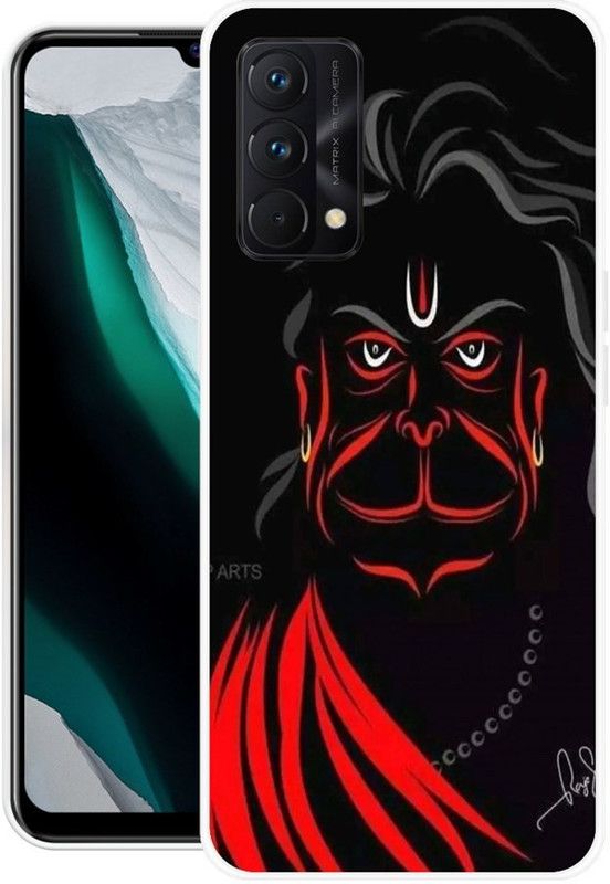 Krtagy Back Cover for Realme GT Master Edition  (Black, Red, Dual Protection, Silicon, Pack of: 1)