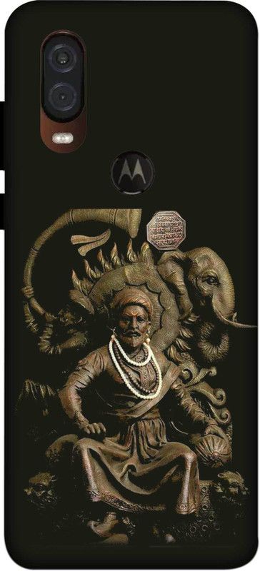 NDCOM Back Cover for Motorola One Vision Shivaji Maharaj Art Printed  (Multicolor, Hard Case, Pack of: 1)