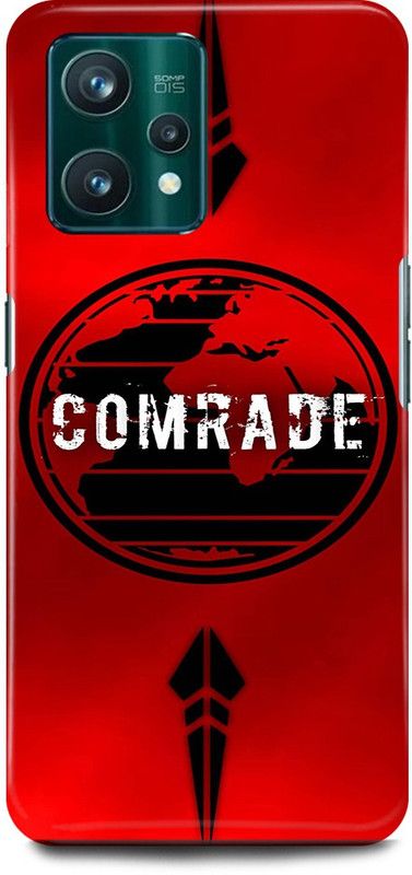 play fast Back Cover for Realme 9 Pro Plus 5G COMRADE, RED  (Red, Hard Case, Pack of: 1)