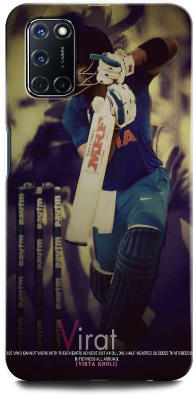 ORBIQE Back Cover for OPPO A52 2061 VIRAT, KOHLI, INDIA, CRICKET, PLAYER, SPORTS, CAPTAIN  (Multicolor, Hard Case, Pack of: 1)