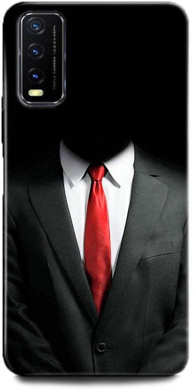 INDICRAFT Back Cover for Vivo Y12G, V2068 SHIRT, BLACK SUIT, MAN IN BLACK, GENTLEMAN, HITMAN  (Multicolor, Dual Protection, Pack of: 1)