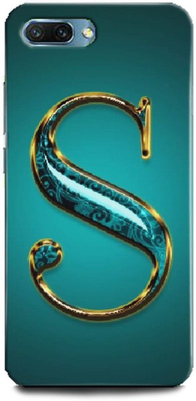 INDICRAFT Back Cover for Honor 10, S Letter, Printed  (Multicolor, Shock Proof, Pack of: 1)