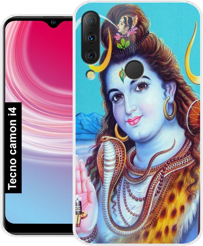 SmartGoldista Back Cover for Tecno Camon I4  (Multicolor, Grip Case, Silicon)