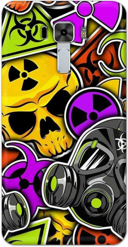 NDCOM Back Cover for Zenfone 3 Laser Graffiti illustration Printed  (Multicolor, Hard Case, Pack of: 1)