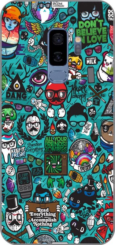 Bastex Back Cover for Samsung Galaxy S9 Plus  (Red, Green, Blue, Black, Yellow, Pack of: 1)