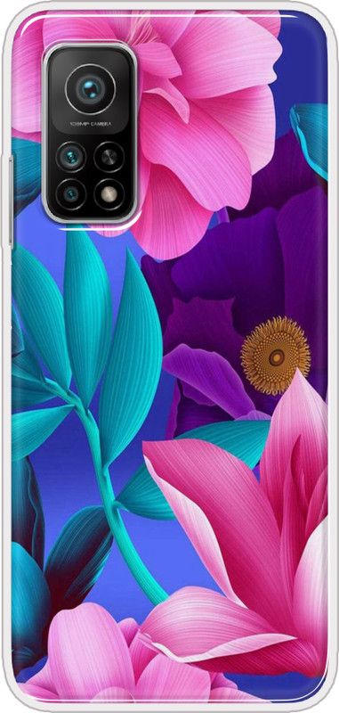 Coolcase Back Cover for MI 10T  (Multicolor, Grip Case, Silicon)