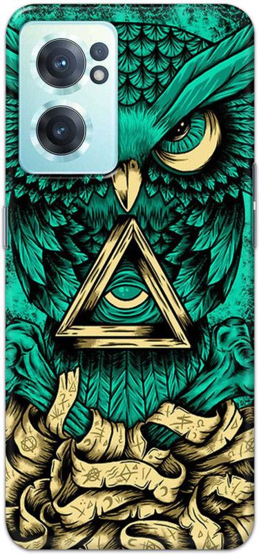 Tweakymod Back Cover for ONEPLUS NORD CE 2  (Green, Beige)
