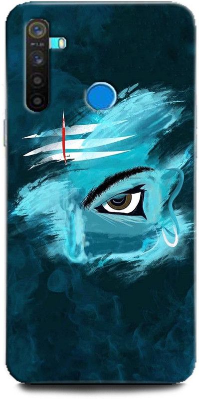 GRAFIQE Back Cover for Realme 5i/ Shivji, Lord Shiva, Mahadev, Bholenath, Neelkhant, God  (Multicolor, Shock Proof, Pack of: 1)