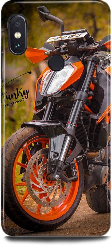MP ARIES MOBILE COVER Back Cover for Redmi Note 6 Pro, Bike,Ktm,Duke,Bike,Lover,Bike,Biker,Love,Kiss,Rider,Couple,Lover,Motor,  (Multicolor, Hard Case, Pack of: 1)
