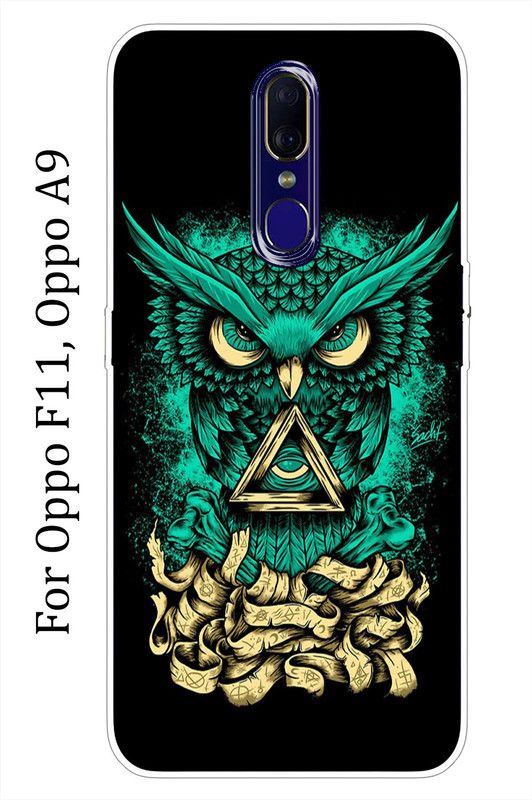 Ghumakkad Back Cover for OPPO F11, Oppo A9  (Multicolor, Grip Case, Silicon)