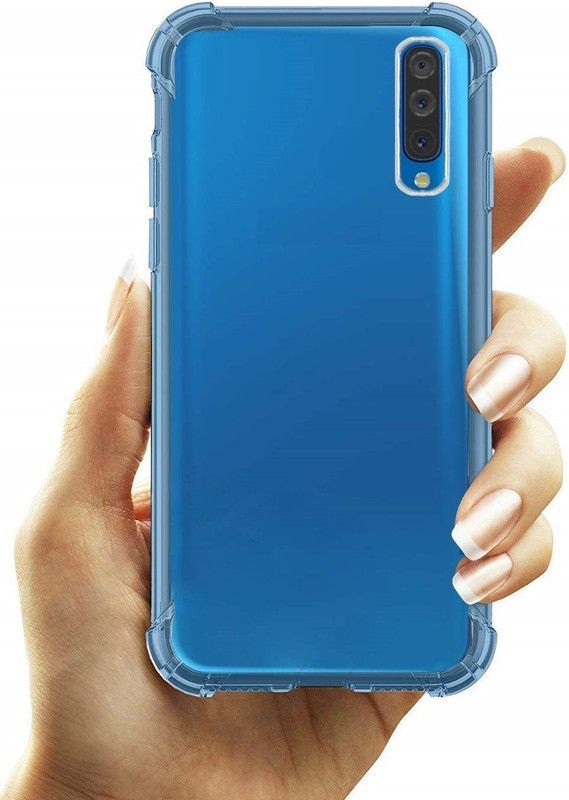 Phone Back Cover Flip Cover for Samsung Galaxy A70s, Galaxy A70s, Samsung A70s  (Transparent, White, Grip Case, Pack of: 1)