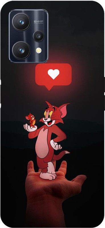 softcrash Back Cover for Realme 9Pro 5G TOMANDJERRY, CARTOON, WALLPAPER  (Multicolor, Pack of: 1)