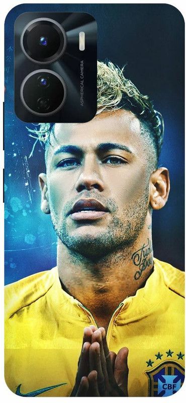 COVERJET Back Cover for VIVO Y16-NEYMAR- JR- FOOTBALL- PLAYER  (Multicolor, Hard Case, Pack of: 1)
