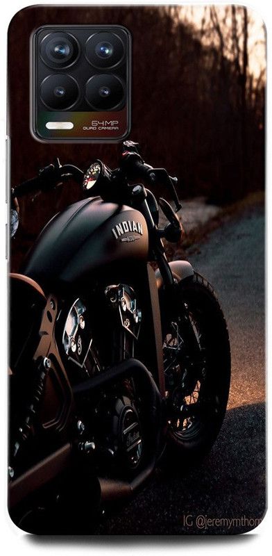 GRAFIQE Back Cover for Realme 8 Pro RMX3081 INDIAN CHOPAR BIKE, RIDE, RIDER, ROYAL ENFIELD  (Multicolor, Shock Proof, Pack of: 1)