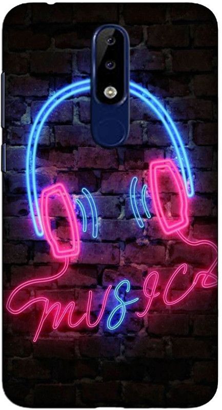 CROKIAN Back Cover for Nokia 6.1 Plus Music lover Back Cover  (Multicolor, Hard Case, Pack of: 1)