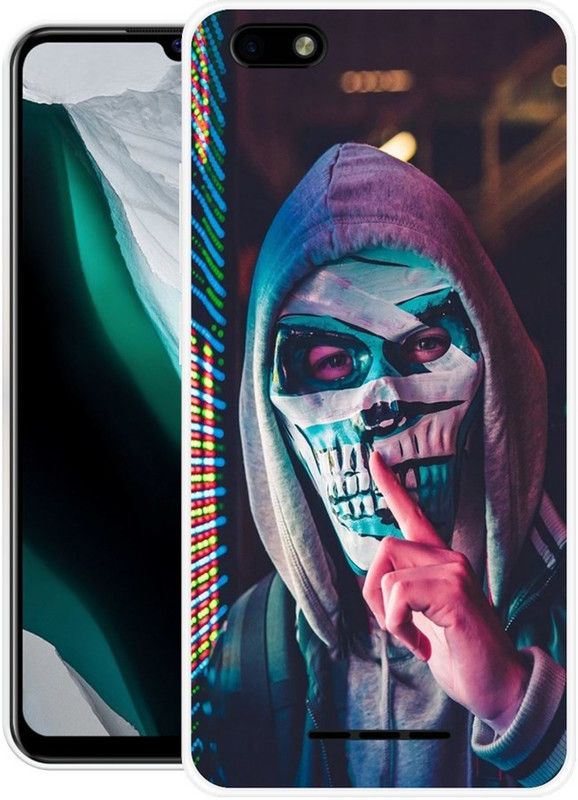 PictoWorld Back Cover for Lava Z60S  (Multicolor, Silicon)