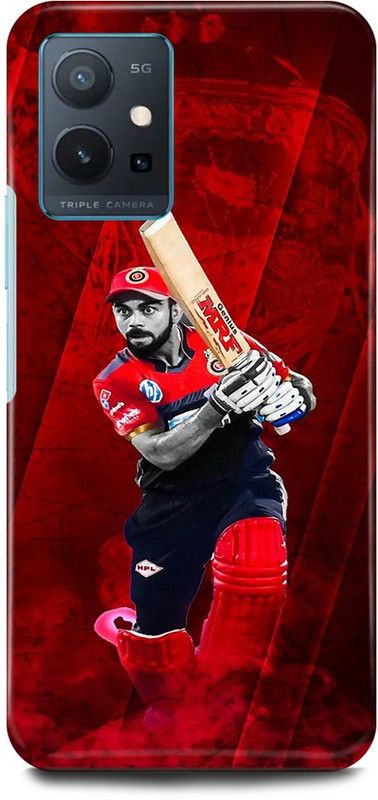 JUGGA Back Cover for OnePlus Nord CE 2 5G, VIRAT, KOHLI, INDIAN, PLAYER, CRICKETER, RCB  (Red, Hard Case, Pack of: 1)