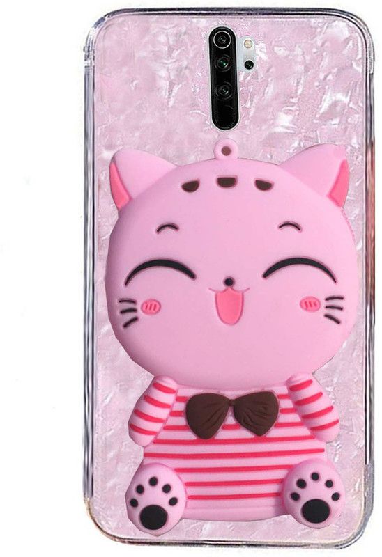 KC Back Cover for Mi Redmi Note 8 Pro  (Pink, Shock Proof, Silicon, Pack of: 1)