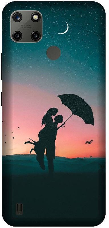 BYXIS Back Cover for Realme C21y Love, Sweet Couple, Cut Kids, Girl, boy, Together  (Multicolor, Shock Proof, Pack of: 1)