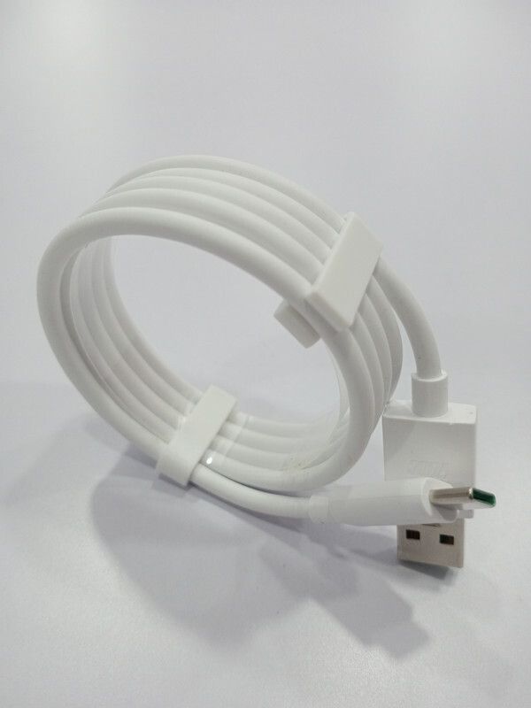 NUKAICHAU USB Type C Cable 6.5 A 1.00495999999992 m Copper Braiding 33W/67W/120W TURBO SONIC CHARGE FAST CHARGER CABLE & Data Sync  (Compatible with Mobile, White, One Cable)