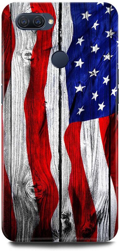 FRONK Back Cover for OPPO A5s, CPH1909, US, FLAG, RED, WHITE, CAMO, BLUE  (Multicolor, Hard Case, Pack of: 1)