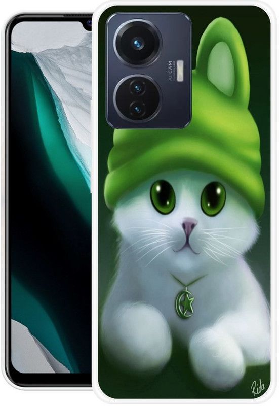 BAILAN Back Cover for Vivo T1 44W  (Multicolor, Grip Case, Silicon, Pack of: 1)