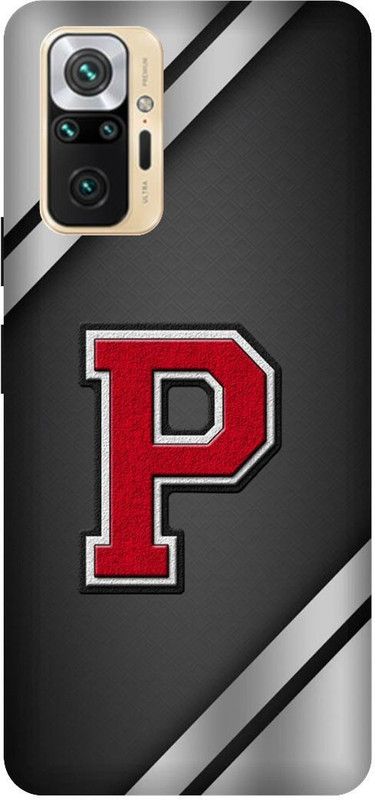 KARJUN Back Cover for Redmi Note 10 Pro, P Letter Multicolour Printed Back Cover  (Multicolor, Hard Case, Pack of: 1)