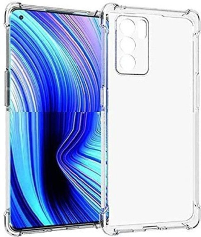 Vcase Back Cover for OPPO Reno 6 5G  (Transparent, Silicon, Pack of: 1)