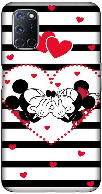 CROKIAN Back Cover for OPPO A52 Micky Mouse Back Cover  (Multicolor, Hard Case, Pack of: 1)