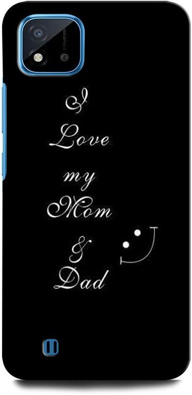 GRAFIQE Back Cover for Realme C11 2021 MOTHER, MAA, FATHER, LIFE LINE, I LOVE MY MOM DAD  (Multicolor, Shock Proof, Pack of: 1)