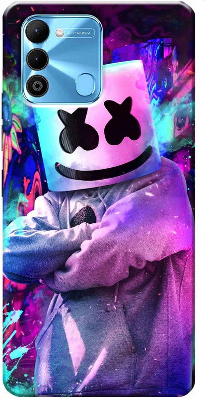 YornoSis Back Cover for Tecno Spark 9 2636  (Multicolor, Flexible, Silicon, Pack of: 1)