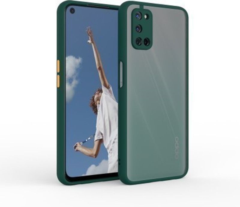 Cermarise Back Cover for Oppo A72  (Blue, Camera Bump Protector, Pack of: 1)