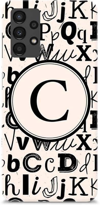 Chiraiyaa Back Cover for SAMSUNG Galaxy A13  (Beige, Black, Hard Case, Pack of: 1)
