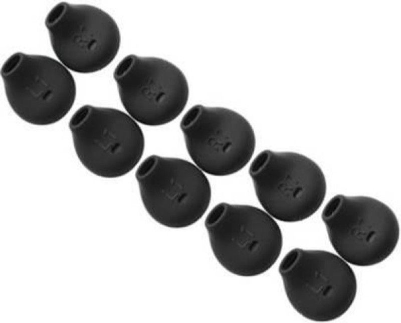THE DARK NIGHT BBS TECH 10 pcs (5 Pair) ear buds,soft silicone eartips... In The Ear Headphone Cushion  (Pack of 1, Multicolor)