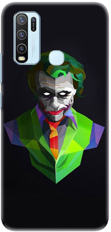 PNBEE Back Cover for vivo Y30, 1938 - Jocker Print  (Multicolor, Hard Case, Pack of: 1)