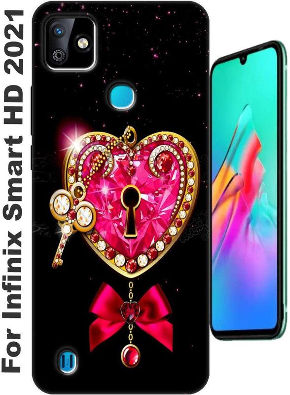TrenoSio Back Cover for Infinix Smart HD 2021 2762  (Black, Grip Case, Silicon, Pack of: 1)