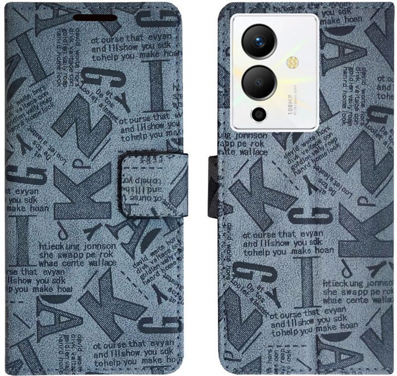 AD Enterprises Flip Cover for Infinix Note 12 Pro 5G in High Quality Material  (Grey, Magnetic Case, Pack of: 1)