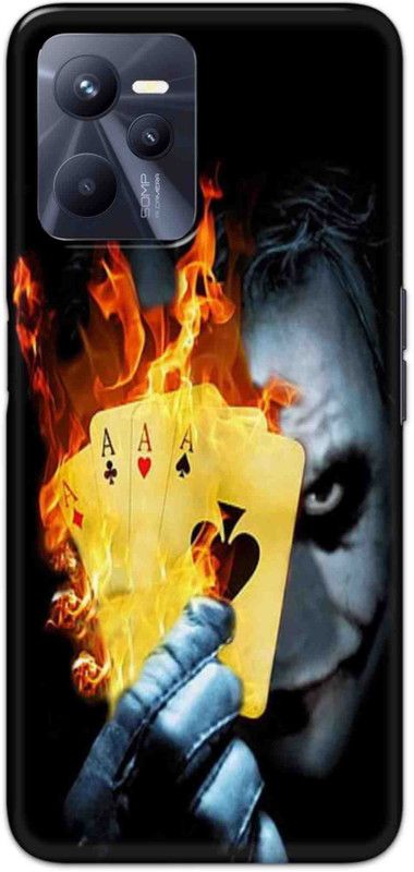 NDCOM Back Cover for Realme Narzo 50A Prime Joker Cards Printed  (Multicolor, Hard Case, Pack of: 1)