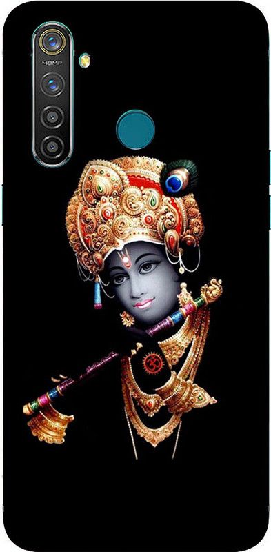 METOO Back Cover for Oppo Realme 5 Pro, Lord Krishna Design Printed Back Cover Print : 140  (Multicolor, Dual Protection, Silicon, Pack of: 1)