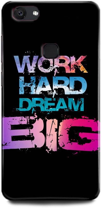 INTELLIZE Back Cover for Vivo V7/1718 quotes,Printed  (Multicolor, Shock Proof, Pack of: 1)