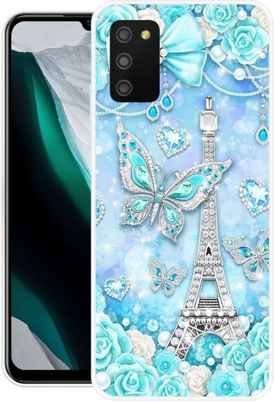 NEVYZAP Back Cover for Samsung Galaxy M02s, Samsung Galaxy F02s, Samsung Galaxy A02s,  (Blue, Grip Case, Silicon, Pack of: 1)